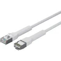 Lanview LV-6AFTP-FLEX-ANG-0025W-S, 0,25 m, Cat6a, U/FTP (STP), RJ-45, RJ-45, Weiß