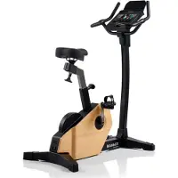 Hammer Maximum Ergometer Spheris 4.0 NorsK, edles Holz-Design, 10 kg Schwungmasse, Tablethalterung, kompatibel mit Kinomap und Zwift, bis 180 kg belastbar