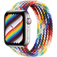 Apple Geflochtenes Solo Loop für Watch Series 1 - 11 / SE / Ultra (44/45/46/49 mm) - Größe 1 - Pride Edition