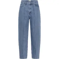 Soaked in luxury Regular-fit-Jeans "Damen Jeans SLRinatina", Damen, Gr. S, N-Gr, blau (medium blau denim), Obermaterial: 92% Baumwolle CO. 7% Polyester PES. 1% Elasthan EL., Jeans Regular-fit-Jeans