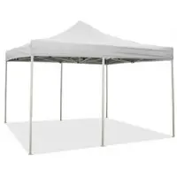 DIVINA FIRE 3 x 6 m weißer Faltpavillon mit wasserdichter PVC-Beschichtung