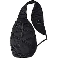 C.P. Company für Herren. RCCMAC735A005269G B Objektiv Rucksack B B Objektiv Rucksack schwarz (OSFA), Lässig, Nylon, Polyamid