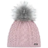 Eisbar Strickmütze (Pompon) Afra Lux - pink