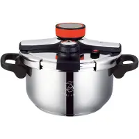 ROYAL SWISS Schnellkochtopf 4 Liter Edelstahl 20 cm – Druckkochtopf Induktion – Für Gas, Elektro, Glaskeramik & Induktionsherde