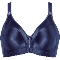 Naturana Minimizer-BH , Damen, Gr. 100, Cup B, lila (marine), 93% Polyamid, 7% Elasthan, BHs Minimizer-BH