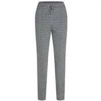 Peter Hahn Knöchellange Slim Fit-Jersey-Hose schwarz, 46