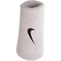 Nike - "Jumbo" 2er-Pack Swoosh Armband CS1117 (Einheitsgröße) (Weiß/Schwarz)