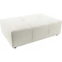 Candy Polsterhocker 3C "Yoshy", grau (hellgrau), B:120cm H:41cm T:83cm, 88% Polyester, 12% Polyacryl, Hocker, Polsterhocker, Passend zur Serie Yoshy