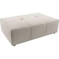 Candy Polsterhocker 3C "Yoshy", grau (taupe), B:120cm H:41cm T:83cm, 88% Polyester, 12% Polyacryl, Hocker, Polsterhocker, Passend zur Serie Yoshy