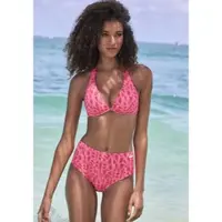 Elbsand Bikini-Hose "Letra", Damen, Gr. 36, N-Gr, orange (koralle), Recycling-Polyamid, bedruckt, Badehosen Bikini-Hose, mit tollem Wording