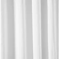 Normbau Duschvorhang mit Struktur, weiß, 100% Polyester, 3.000 x 2.000 mm - 0787370019