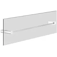 Gessi Rilievo, Handtuchhalter 600 mm, Montage an Glaswand, 59566
