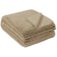 Schöner Wohnen Wohndecke "Chic", beige, B:140cm L:200cm, Kunstfaser, Kunstfell, SCHÖNER WOHNEN-KOLLEKTION, Wohndecken, Wohndecke, aus kuschligem Kunstfell