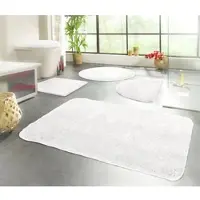 Kinzler Badematte "Chaozhou", rutschhemmend beschichtet, fußbodenheizungsgeeignet, Badteppich, Uni Farben, weich, als rechteckig, rund & Set erhältlich