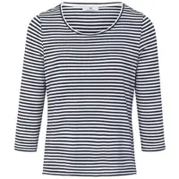 Peter Hahn Rundhals-Shirt 3/4-Arm blau, 42