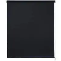 Liedeco Seitenzugrollo "Uni" Gr. 10, schwarz, B:202cm H:180cm, Polyester, Rollos, Seitenzugrollo