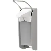 Ophardt hygiene ingo-man plus IMP Seifen-/Desinfektionsmittelspender, Klassischer Flüssigspender zum Dosieren, Kurzer Bedienhebel, Aluminium, E A/K