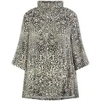 Emilia Lay Bluse zum Schlupfen schwarz, 46