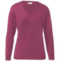Peter Hahn V-Pullover aus 100% Schurwolle Pure Tasmanian Wool rosé, 36