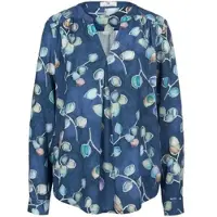 Peter Hahn Bluse zum Schlupfen blau, 36