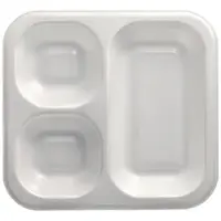 Papstar Starpak 50 Siegelschalen, XPS 4,2 cm x 24,5 cm x 26,5 cm weiss laminiert