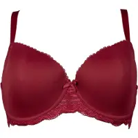After Eden Bügel-BH, Damen, Gr. 85, Cup H, rot (bordeaux), Obermaterial: 51% Polyester, 42% Polyamid, 7% Elasthan, , BHs Bügel-BH