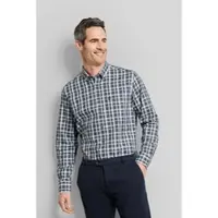 Bugatti Langarmhemd "Modern Fit" mit Button-Down-Kragen