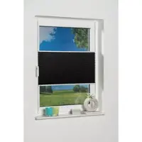 K-Home Plissee "Klemmfix Pisa" Gr. 11, grau (anthrazit), B:80cm H:210cm, Obermaterial: 100% Polyester, Plissees, Plissee, Crushed-Optik, Topseller