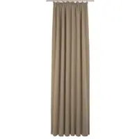 Wirth Vorhang "Westport" Gr. 2, grau (taupe), B:132cm H:175cm, Jacquard, Polyester, Gardinen, Vorhang