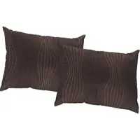 Wirth Dekokissen "Riccia" Gr. 3, lila (braun, lila, gemustert), B:40cm L:60cm, Baumwolle, Polyester, Dekokissen_Sitzkissen_Kissenhüllen, Dekokissen, Kissenhülle ohne Füllung, 2 Stück