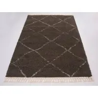 GALLERY M branded by Musterring Hochflor-Teppich "Donna" Gr. 6, braun (braun, creme), B:200cm H:30mm L:290cm, Kunstfaser, , Teppiche, Hochflor-Teppich, Wohnzimmer