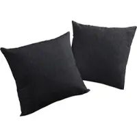 Wirth Dekokissen "Java II" Gr. 3, blau (dunkelblau, unifarben), B:50cm L:50cm, Polyester, Dekokissen_Sitzkissen_Kissenhüllen, Dekokissen, Kissenhülle ohne Füllung, 2 Stück
