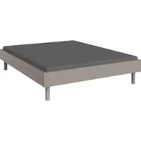 Wimex Bett "Easy, große Auswahl an Größen und Farben, auch in Komforthöhe", grau (sahara grau, alufarben), H:38cm L:210cm, Betten, Bett, ohne Kopfteil, ideal unter Dachschrägen oder Fenster