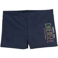 Chiemsee Boxer-Badehose , Jungen, Gr. 170/176, N-Gr, blau (marine), Polyamid, Badehosen Boxer-Badehose, mit Logodruck, Topseller