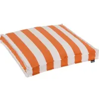 Hock Sitzkissen H.O.C.K. "Classic Streifen", orange (orange, gestreift), B:50cm H:5cm L:50cm, Polyacryl (dralon), Dekokissen_Sitzkissen_Kissenhüllen, Sitzkissen, mit Streifen