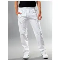 Trigema Jerseyhose "Freizeithose aus 100% Baumwolle", Herren, Gr. XXL, Normalgrößen, weiß, Web, 100% Baumwolle, Hosen Jerseyhose