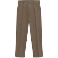 Bugatti Chinohose "Cozy Times", Herren, Gr. 33, Länge 32, beige (40, beige), 68% Polyester, 28% Viskose, 4% Elasthan, unifarben, gerade, unten schmal, Hosen Chinohose, Tapered Fit mit Soft Touch