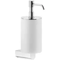 Gessi Rilievo, Seifenspender zur Wandmontage, Becher weiß matt, 59513299, Farbe: Schwarz XL