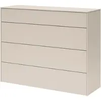 Set One By Musterring Kommode "Riverside", kaschmir supermatt, H:97cm T:42cm, Holzwerkstoff, , Sideboards, Kommode, Grifflos mit Push to Open Funktion, In 3 Farben erhältlich