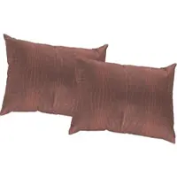 Wirth Dekokissen "Riccia" Gr. 2, braun (braun, kupferfarben, gemustert), B:50cm L:50cm, Baumwolle, Polyester, Dekokissen_Sitzkissen_Kissenhüllen, Dekokissen, Kissenhülle ohne Füllung, 2 Stück