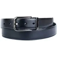 Anthoni Crown Ledergürtel , Herren, Gr. 95, schwarz, Leder, unifarben, Gürtel Ledergürtel, in Hirschprägung