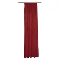 Wirth Vorhang "LANGWASSER" Gr. 2, rot, B:135cm H:175cm, Jacquard, Polyacryl, Polyester, Gardinen, Vorhang