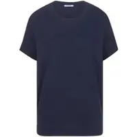 Peter Hahn Rundhals-Pullover aus 100% SUPIMA-Baumwolle blau, 48