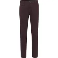 Bugatti Chinohose , Herren, Gr. 36, Länge 34, rot, 91% Baumwolle, 6% Elastomultiester, 3% Elasthan, normal, Hosen Chinohose, aus elastischer Baumwollware