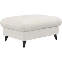 Cotta Stauraumhocker "Pike, B: 102 cm", bianco, B:102cm H:45cm, GEDECKTES RINDSLEDER, Hocker, Stauraumhocker, mit Stauraum