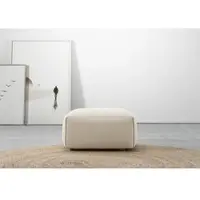 Home affaire Hocker "Glimminge auch in Breitcord, Feincord und Easy care-Bezug", beige (natur), B:80cm H:42cm T:80cm, 100% Polyester, Hocker, Hocker, passend zur Serie "Glimminge"