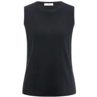 Peter Hahn Rundhals-Top schwarz
