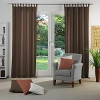 Wirth Vorhang "NEUFAHRN" Gr. 2, braun, B:135cm H:175cm, Jacquard, Polyacryl, Polyester, Gardinen, Vorhang