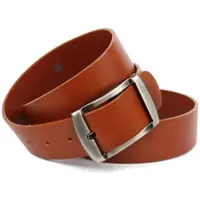 Anthoni Crown Ledergürtel , Damen, Gr. 95, braun (cognac), Leder, unifarben, Gürtel Ledergürtel, mit Dornschließe in schwarz
