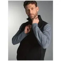 Trigema Steppweste "Weste aus bequemem Sweat-Material", Herren, Gr. XL, schwarz, 70% Baumwolle, 30% Polyester, Westen Steppweste